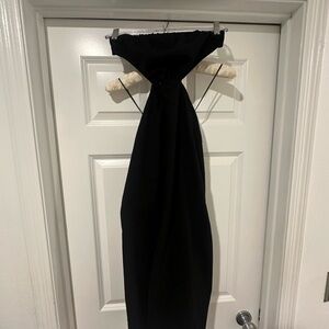 Fashion Nova Black Backless Dress with Side Cut Outs.